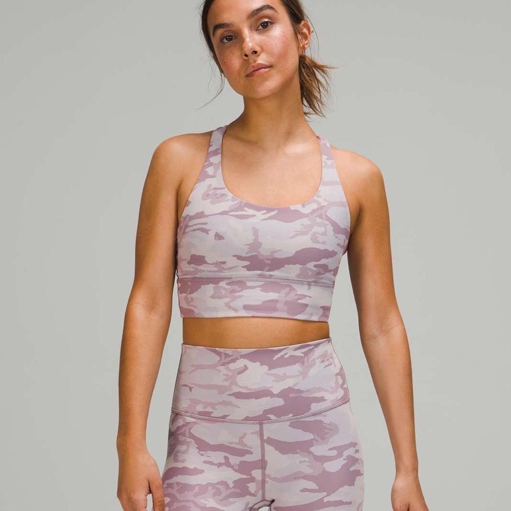 Lululemon Purple Camo Energy Sports Bra 8